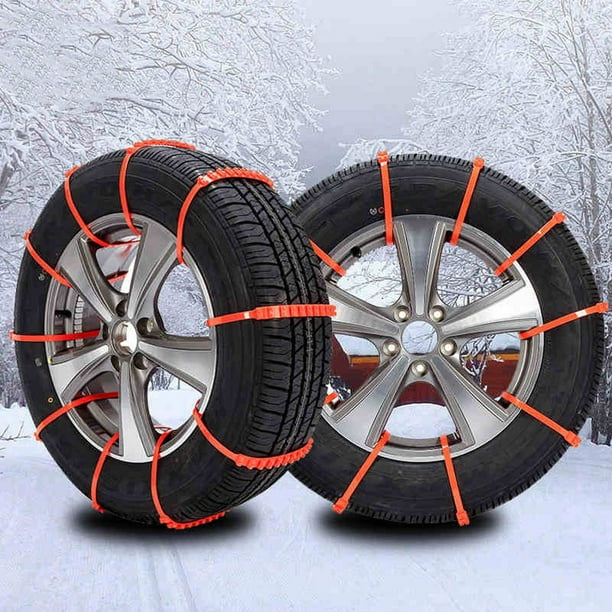 Jeremywell 10 PCS Emergency Anti-Skid Mud Snow Survival Traction Multi-Function Car Tire Chains Security Chains for Car Truck SUV Emergency Winter Driving Universal Tire Cable Belts Jeremywell 10 PCS Emergency Anti-Skid Mud Snow Survival Traction Multi-Function Car Tire Chains Security Chains for Car Truck SUV Emergency Winter Driving Universal Tire Cable Belts